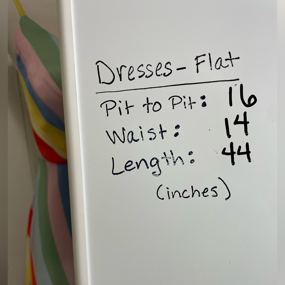 Lulu’s Winning Smile Rainbow Striped Sleeveless Midi Dress Size Small - Picture 12 of 12